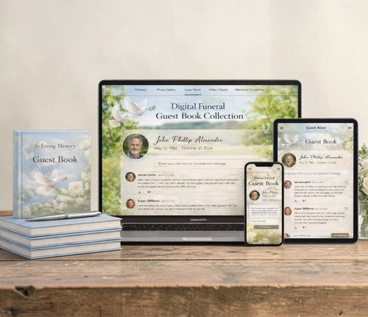 Digital Funeral Guest Book: A Modern Way to Preserve Condolences, Stories, and Legacy - The Funeral Program Site