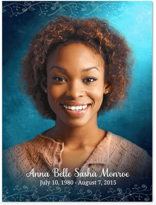 Displaying A Funeral Poster At A Service - The Funeral Program Site