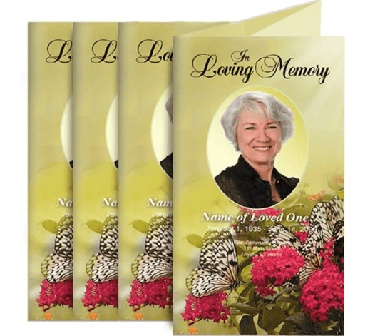 DIY Funeral Brochure Templates - The Funeral Program Site