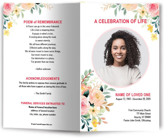 DIY Funeral Folder Templates - The Funeral Program Site