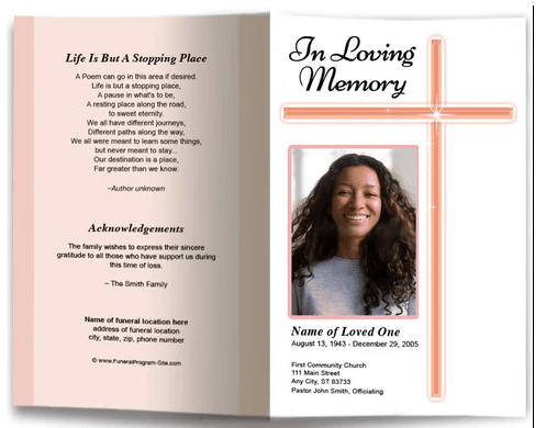 DIY Funeral Order of Service Programs - The Funeral Program Site