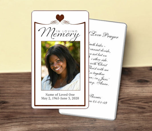 DIY Funeral Prayer Cards by The Funeral Program Site - The Funeral Program Site