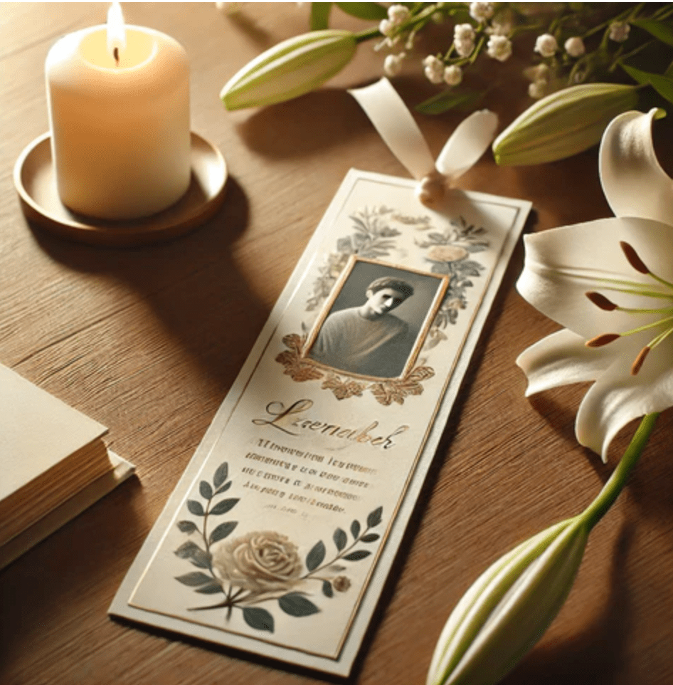 DIY Memorial Bookmarks: Step-by-Step Guide – The Funeral Program Site