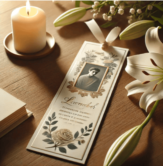 DIY Memorial Bookmarks: Step-by-Step Guide - The Funeral Program Site