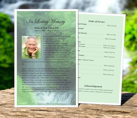 DIY Memorial Cards: How to Design and Print a Beautiful Keepsake - The Funeral Program Site