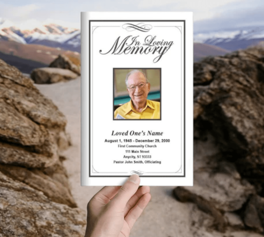 DIY Simple Funeral Program Templates: A Complete Guide – The Funeral ...