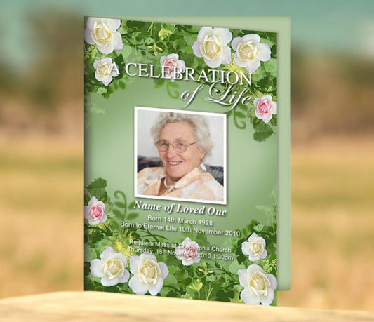 Easy Funeral Program Template - The Funeral Program Site