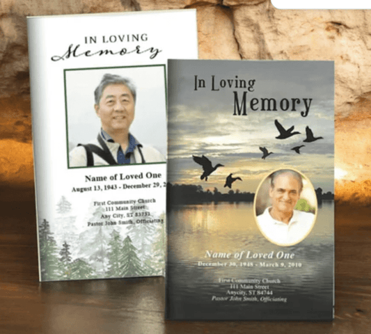 Elegant Funeral Bulletins by The Funeral Program Site - The Funeral Program Site