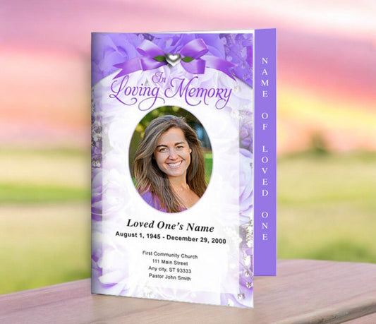 Elevate Your Funeral Service with Customizable Funeral Program Templates - The Funeral Program Site