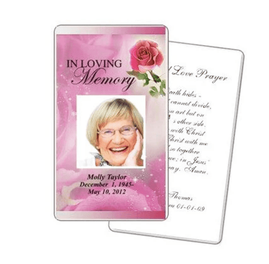 Finding the Best Funeral Prayer Cards for a Personalized Tribute - The Funeral Program Site