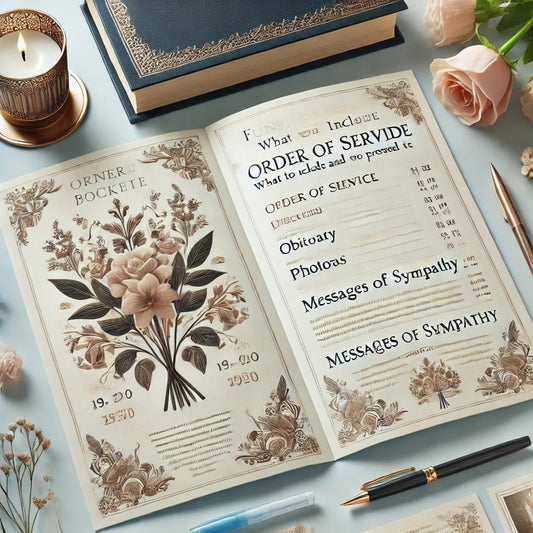 Funeral Booklet Etiquette: What to Include and How to Present It - The Funeral Program Site
