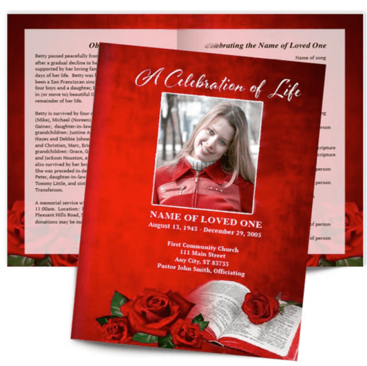Funeral Booklets Are A Tribute in Print - The Funeral Program Site