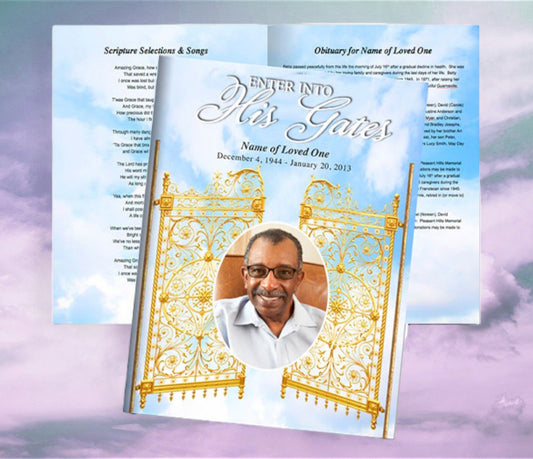Funeral Booklets Printing with The Funeral Program Site - The Funeral Program Site