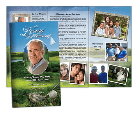 Funeral Brochure with Microsoft Word - The Funeral Program Site