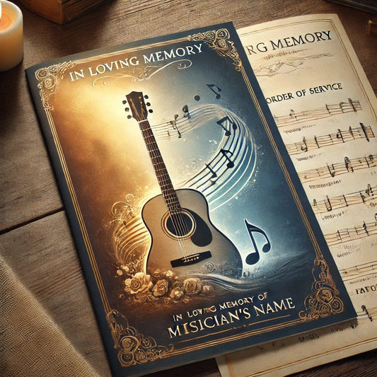 Funeral Bulletin Ideas for a Musician’s Service - The Funeral Program Site