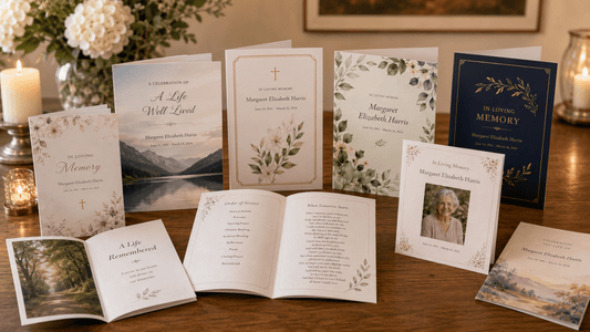 Funeral Bulletins: How to Create Meaningful Memorial Programs - The Funeral Program Site