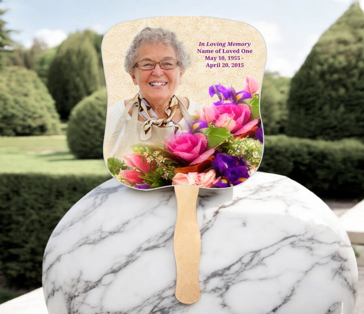 Funeral Fans: A Practical and Elegant Tribute from the Funeral Program ...