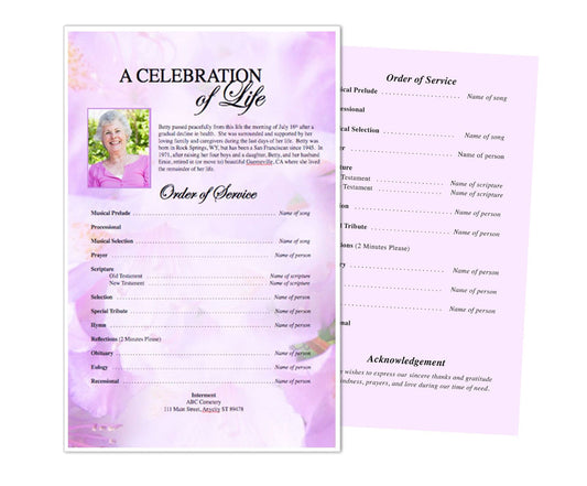 Funeral Flyer Ideas: Honoring Loved Ones with Style and Grace - The Funeral Program Site