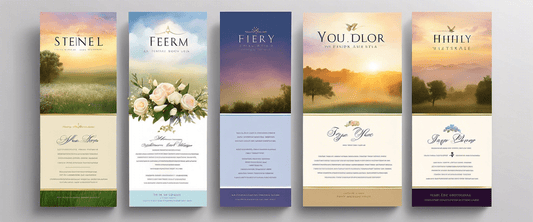 Funeral Flyer Templates and Collections - The Funeral Program Site