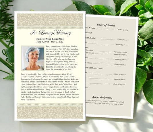 Funeral Flyers: Honoring Loved Ones with the Funeral Program Site - The Funeral Program Site