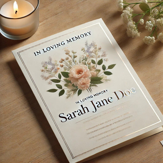 Funeral Invitation Card Design - The Funeral Program Site