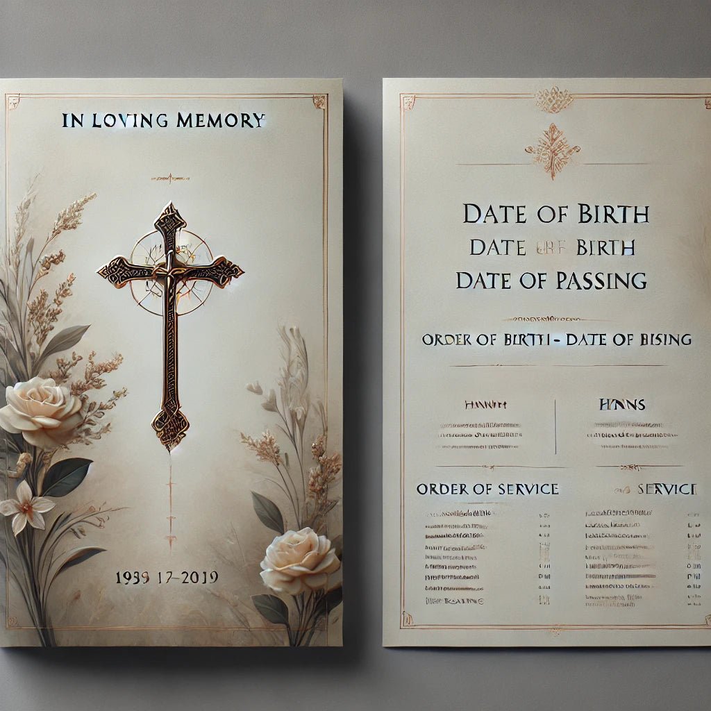 Funeral Mass Program Template: A Guide to Creating a Meaningful Tribut ...