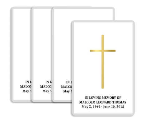 Funeral Prayer Card Scriptures - The Funeral Program Site