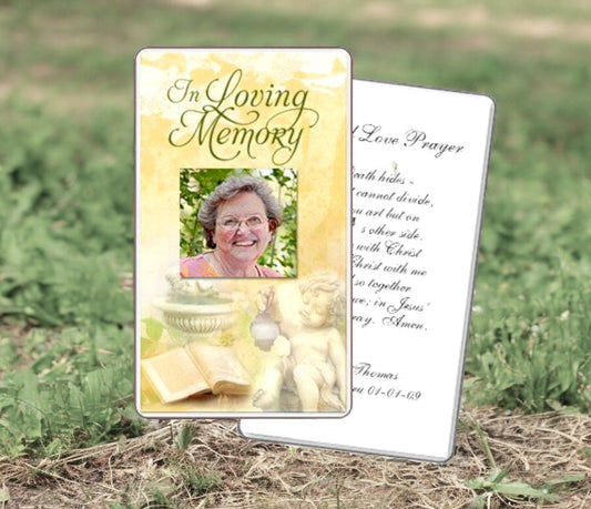 Funeral Prayer Card Templates: Personalize Your Tribute with the Funeral Program Site - The Funeral Program Site