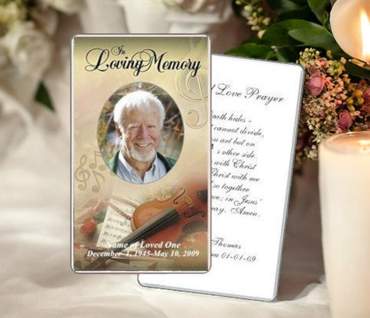 Funeral Prayer Card Templates: Personalized Tributes from the Funeral Program Site - The Funeral Program Site