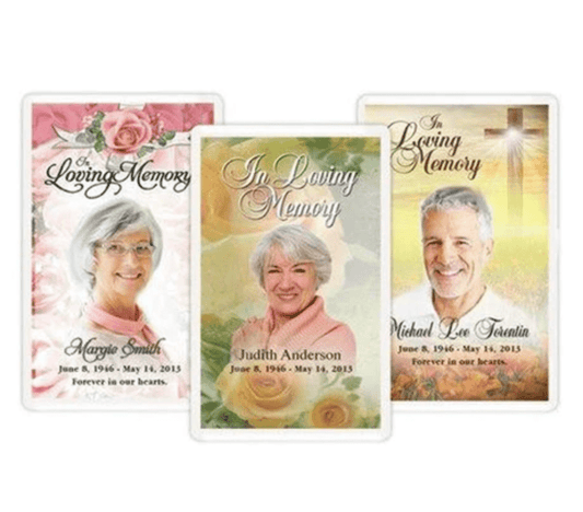 Funeral Prayer Cards For Dad - The Funeral Program Site