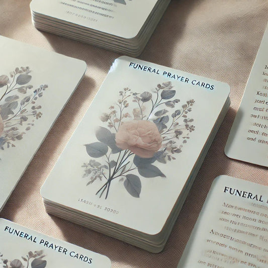 Funeral Prayer Cards: Timeless Tokens of Remembrance and Faith - The Funeral Program Site