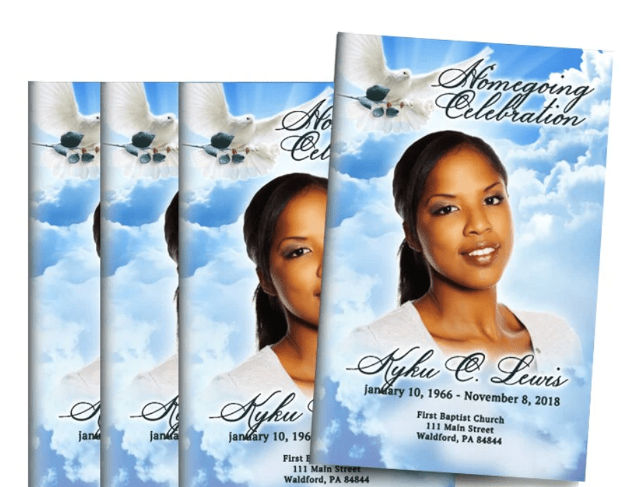 Funeral Program Custom Layout – The Funeral Program Site