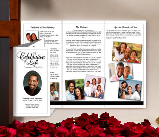 Funeral Program Site Funeral Brochure: A Lasting Tribute - The Funeral Program Site