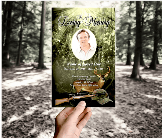 Funeral Program Template for InDesign - The Funeral Program Site