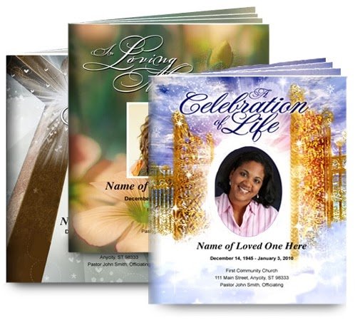 Funeral Program Template MAC Apple Pages - The Funeral Program Site