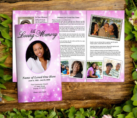 Funeral Program Templates: A Thoughtful Way to Preserve and Share a Loved One’s Legacy - The Funeral Program Site