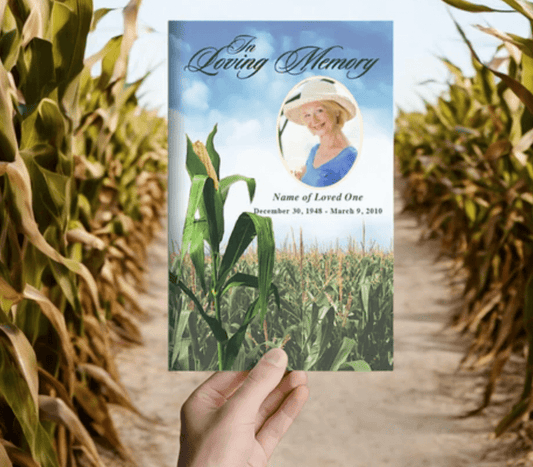 Funeral Program Templates with Floral Designs - The Funeral Program Site