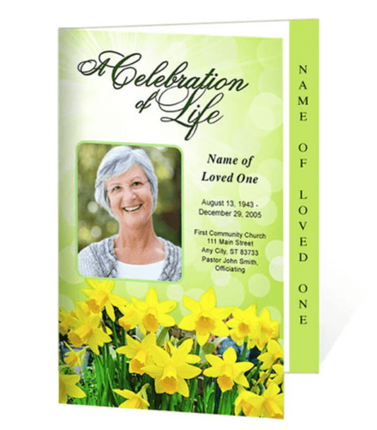 Funeral Program Templates with Photos: A Personal and Meaningful Tribute - The Funeral Program Site