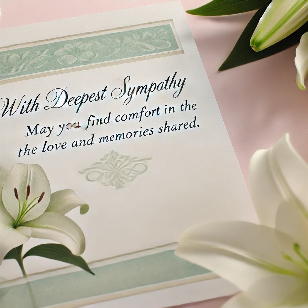 Funeral Sympathy Card Messages: Offering Comfort and Support – The ...