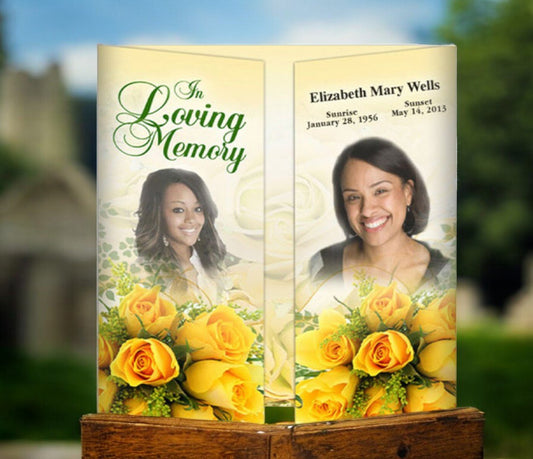 Gatefold Funeral Program vs. Trifold Funeral Brochure: Understanding the Key Differences - The Funeral Program Site