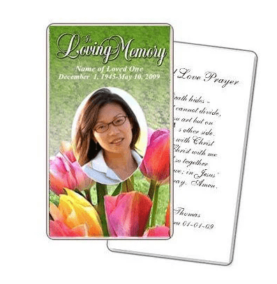 Guiding Light: Words of Comfort for Funeral Prayer Cards - The Funeral Program Site