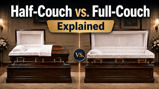 Half or Full Couch Funeral Caskets: A Complete Guide to Making the Right Choice - The Funeral Program Site