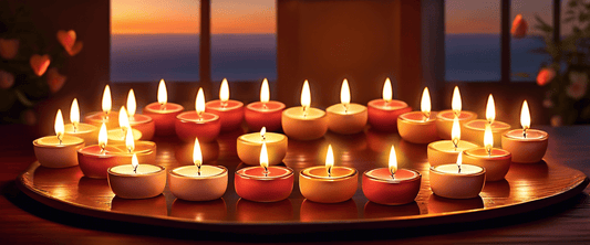 Heart Tea Light Memorial Candles - The Funeral Program Site