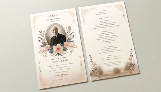 Honoring Loved Ones with Personalized Funeral Programs by The Funeral Program Site - The Funeral Program Site