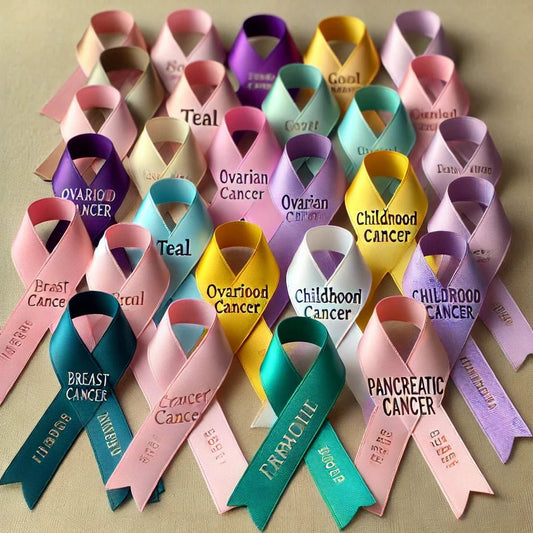 How Cancer Ribbon Colors Help Fundraise for Cancer Research - The Funeral Program Site