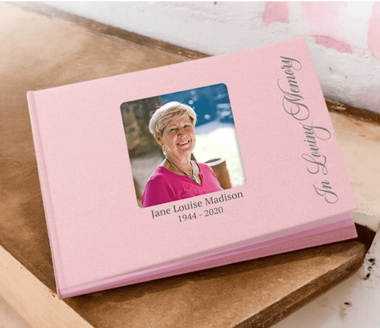 How Do I Personalize a Funeral Guest Book with Photos or Messages? - The Funeral Program Site