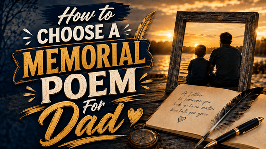 How to Choose a Memorial Poem for Dad: Honoring His Memory with Words - The Funeral Program Site