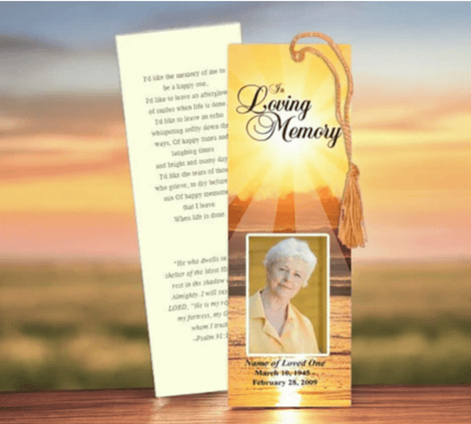 How to Choose the Perfect Image for a Memorial Bookmark - The Funeral Program Site