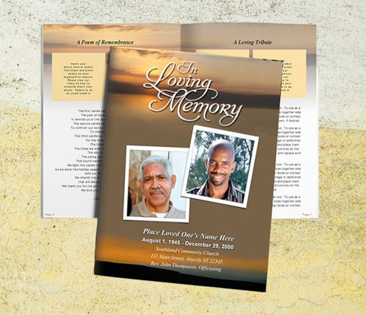 How to Choose the Right Funeral Program Template - The Funeral Program Site