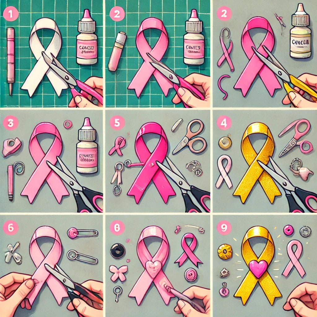 How to Create a DIY Cancer Ribbon – The Funeral Program Site